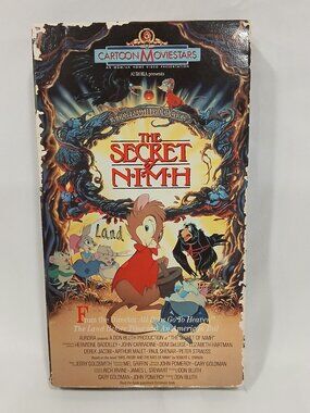 The Secret of NIMH VHS Tape 1982 Animated Dom De Luise Elizabeth Hartman Classic